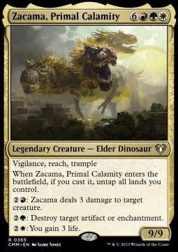 Zacama, Primal Calamity - Commander Masters (Rare) [365]