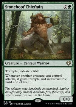 Stonehoof Chieftain - Commander Masters (Rare) [CMM-325]