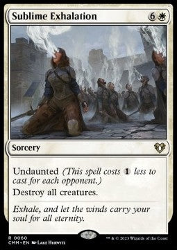 Sublime Exhalation - Commander Masters (Rare) [60]