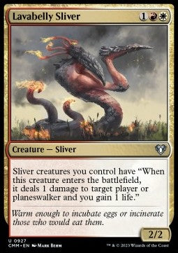 Lavabelly Sliver - Commander Masters: Extras (Uncommon) [XCMM-927]