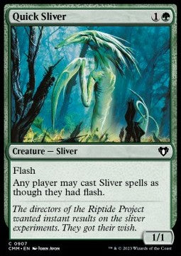 Quick Sliver - Commander Masters: Extras (Common) [XCMM-907]