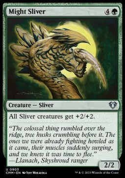 Might Sliver - Commander Masters: Extras (Uncommon) [XCMM-903]