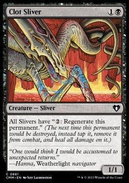 Clot Sliver - Commander Masters: Extras (Common) [861]