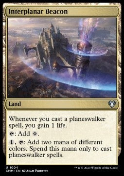 Interplanar Beacon - Commander Masters: Extras (Uncommon) [1004]