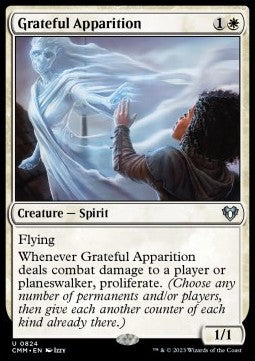 Grateful Apparition - Commander Masters: Extras (Uncommon) [824]