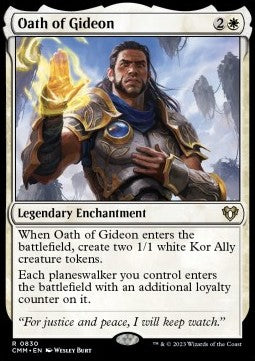 Oath of Gideon - Commander Masters: Extras (Rare) [830]