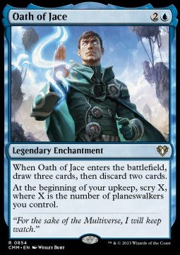 Oath of Jace - Commander Masters: Extras (Rare) [854]