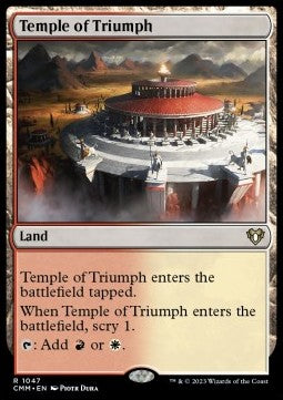 Temple of Triumph - Commander Masters: Extras (Rare) [1047]