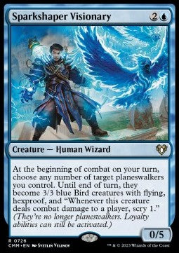Sparkshaper Visionary (V.1) - Commander Masters: Extras (Rare) [XCMM-726]