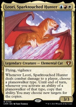 Leori, Sparktouched Hunter (V.1) - Commander Masters: Extras (Mythic) [709]