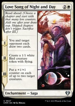 Love Song of Night and Day - Commander Masters: Extras (Uncommon) [827]