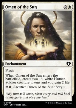 Omen of the Sun - Commander Masters: Extras (Common) [831]