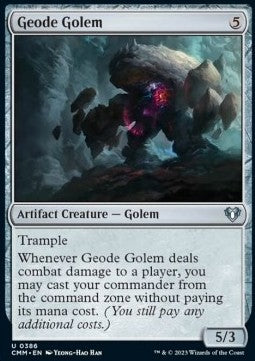 Geode Golem - Commander Masters (Uncommon) [386]