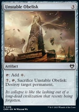 Unstable Obelisk - Commander Masters (Common) [416]