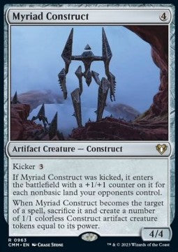 Myriad Construct - Commander Masters: Extras (Rare) [963]