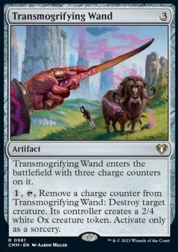 Transmogrifying Wand - Commander Masters: Extras (Rare) [981]