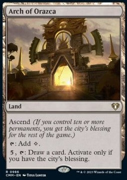 Arch of Orazca - Commander Masters: Extras (Rare) [986]