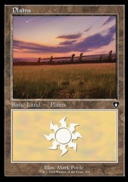 Plains (V.3) - Commander Masters: Extras (Land) [439]