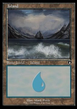 Island (V.3) - Commander Masters: Extras (Land) [442]