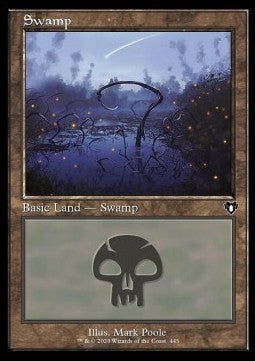 Swamp (V.3) - Commander Masters: Extras (Land) [XCMM-445]