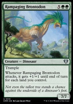 Rampaging Brontodon - Commander Masters (Uncommon) [315]