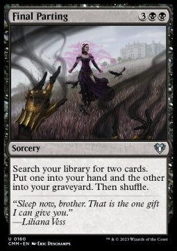 Final Parting - Commander Masters (Uncommon) [160]