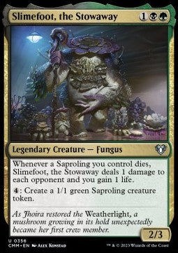 Slimefoot, the Stowaway - Commander Masters (Uncommon) [356]
