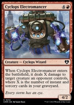 Cyclops Electromancer - Commander Masters (Common) [212]