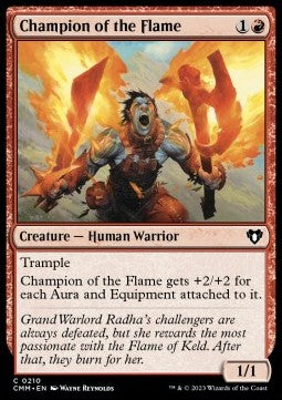 Champion of the Flame - Commander Masters (Common) [210]