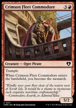 Crimson Fleet Commodore - Commander Masters (Common) [211]