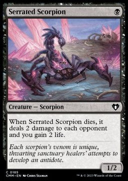 Serrated Scorpion - Commander Masters (Common) [185]