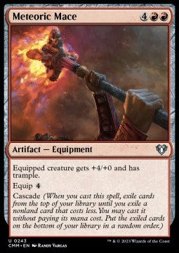 Meteoric Mace - Commander Masters (Uncommon) [243]