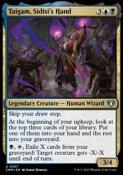 Taigam, Sidisi's Hand - Commander Masters (Uncommon) [357]