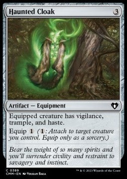 Haunted Cloak - Commander Masters (Common) [389]