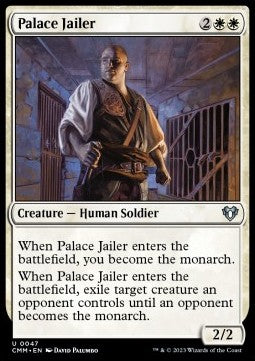 Palace Jailer - Commander Masters (Uncommon) [47]