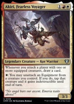 Akiri, Fearless Voyager - Commander Masters (Uncommon) [335]