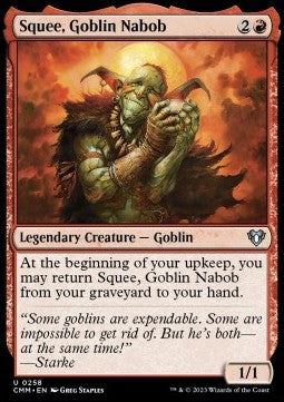 Squee, Goblin Nabob - Commander Masters (Uncommon) [258]