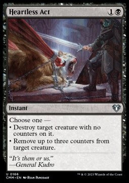 Heartless Act - Commander Masters (Uncommon) [166]