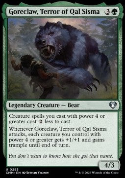 Goreclaw, Terror of Qal Sisma - Commander Masters (Uncommon) [293]