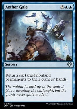 Aether Gale - Commander Masters (Uncommon) [72]