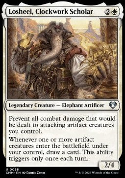 Losheel, Clockwork Scholar - Commander Masters (Uncommon) [CMM-38]