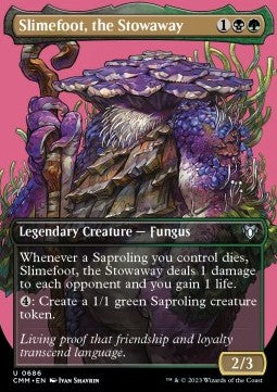 Slimefoot, the Stowaway (V.1) - Commander Masters: Extras (Uncommon) [686]