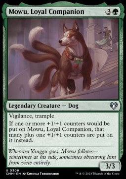 Mowu, Loyal Companion - Commander Masters (Uncommon) [306]