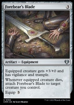 Forebear's Blade - Commander Masters (Uncommon) [384]