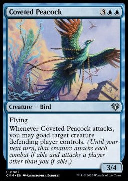 Coveted Peacock - Commander Masters (Uncommon) [82]