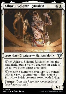 Alharu, Solemn Ritualist - Commander Masters (Uncommon) [8]