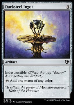 Darksteel Ingot - Commander Masters (Common) [378]