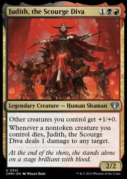 Judith, the Scourge Diva - Commander Masters (Uncommon) [341]