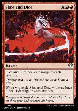 Slice and Dice - Commander Masters (Uncommon) [255]