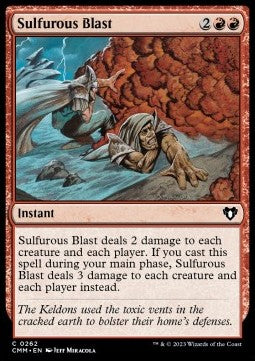 Sulfurous Blast - Commander Masters (Common) [262]